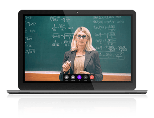 Teaching over live video 